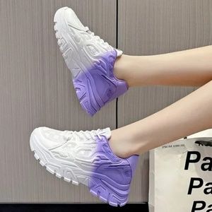 Gradient Daddy Sneakers Sneakers Fashion Thick Sole Breathable Shoes